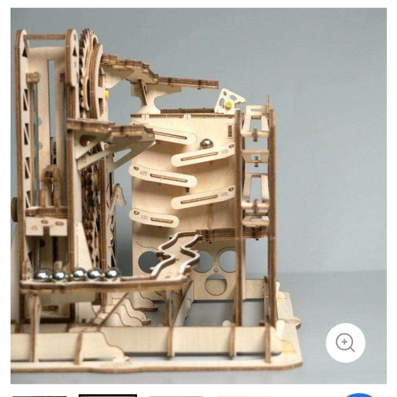 New Marble Explorer Marble Run - Natural Wood - Picture 3 of 9